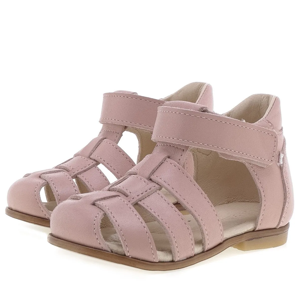 (1093-7) Emel light pink closed sandals