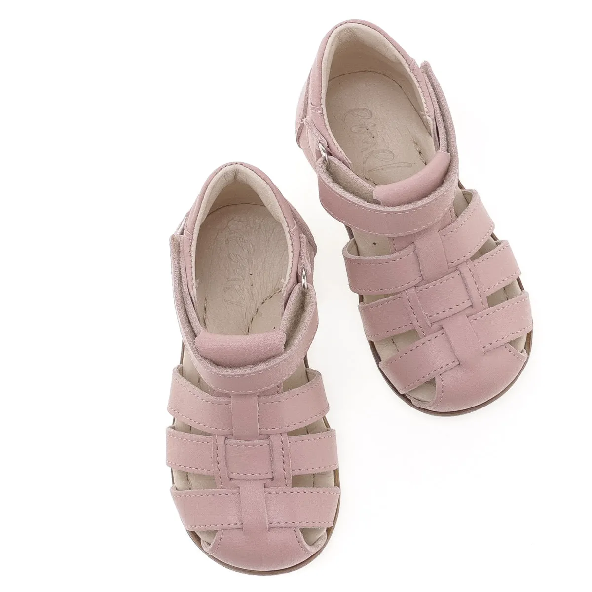 (1093-7) Emel light pink closed sandals