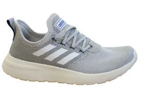 Adidas Lite Racer RBN Trainers Grey Lace Up Running Shoes - Mens