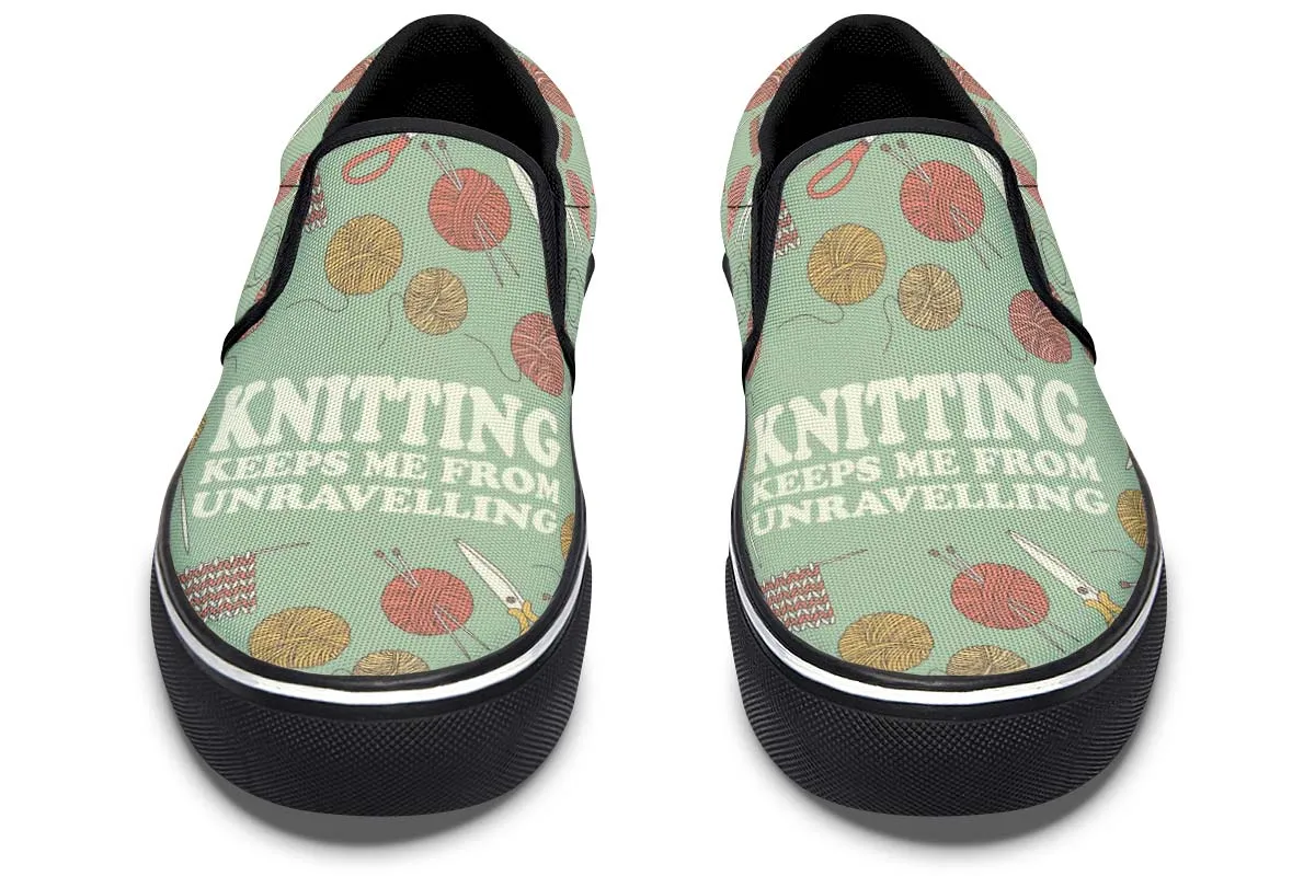 Adorable Unravelling Slip-On Shoes