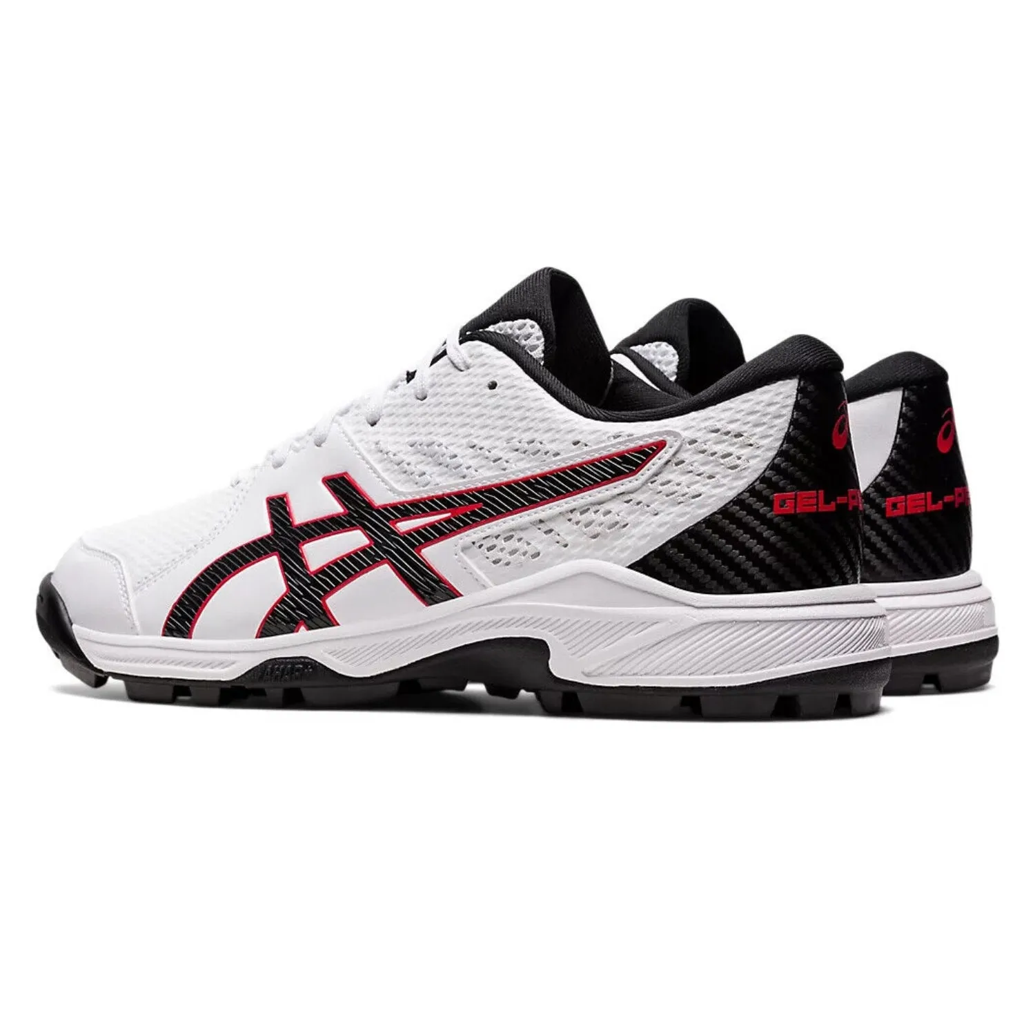 Asics Cricket Shoes, Model Gel-Peake 2, White/Black