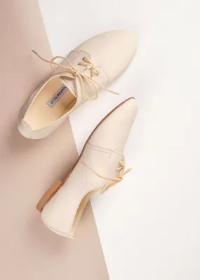 AVA Oxford Shoes - Vanilla Ivory