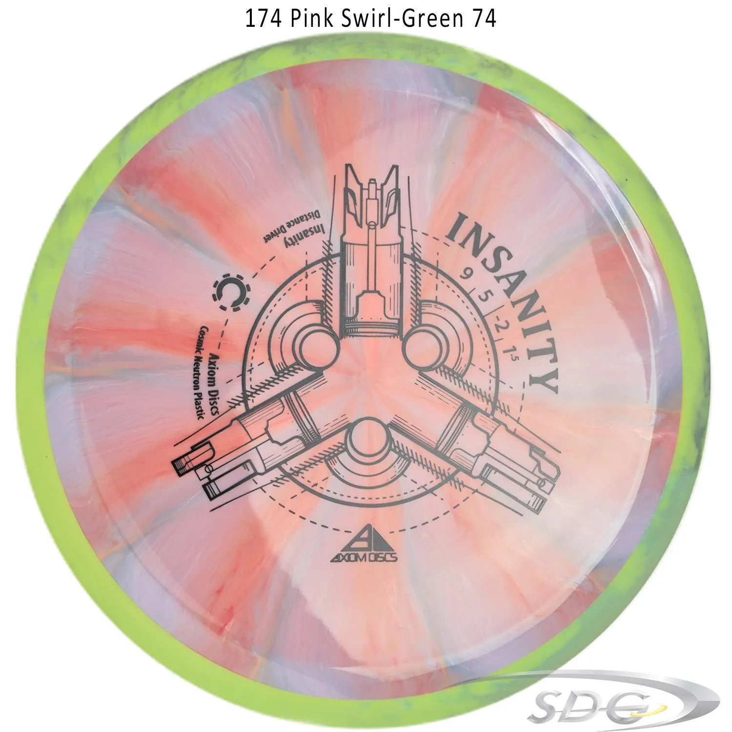 Axiom Cosmic Neutron Insanity Disc Golf Distance Driver