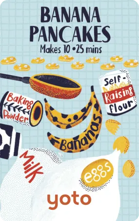 Baking with Yoto - Banana Pancakes