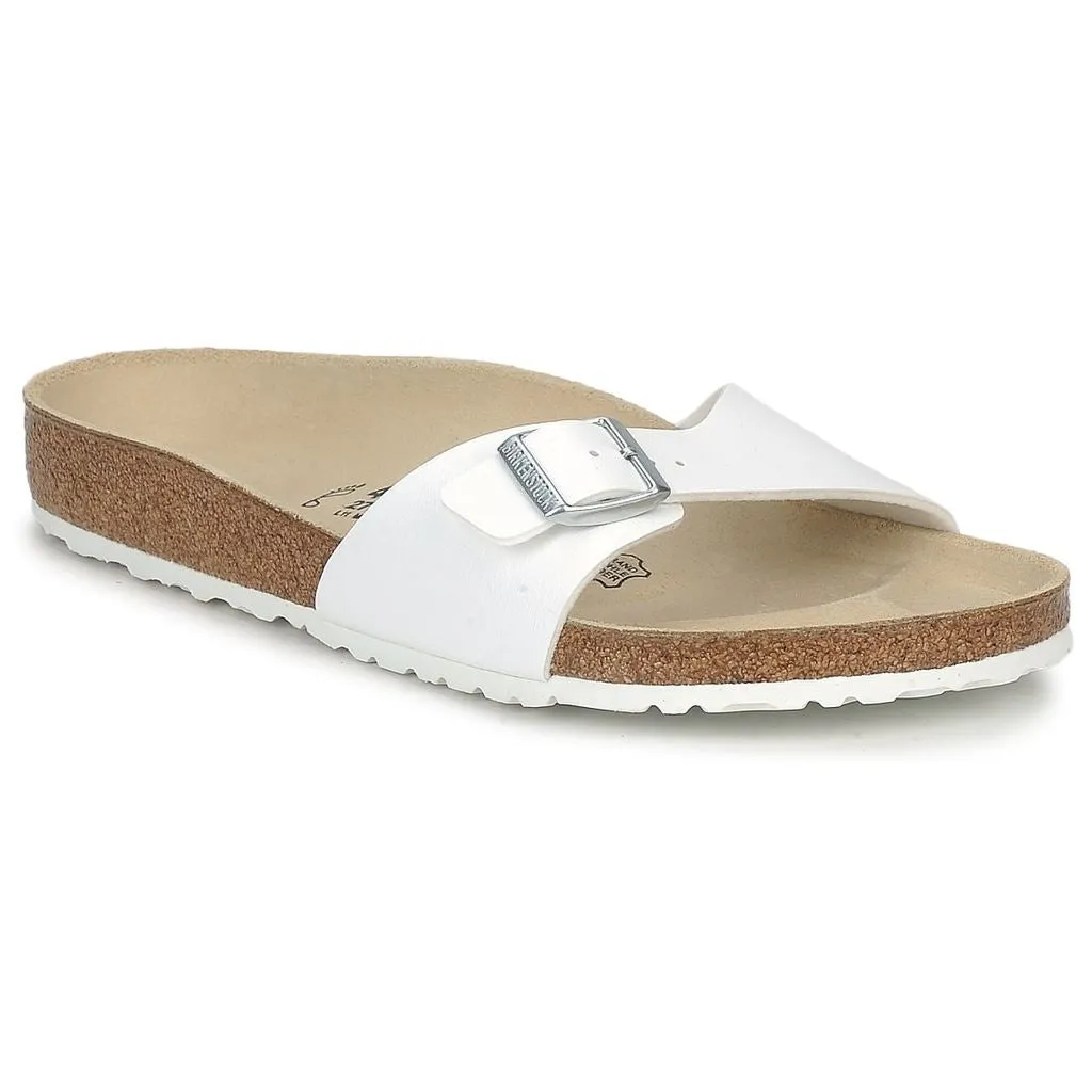 Birkenstock Classic, Madrid, Narrow Fit, Birko-Flor, White