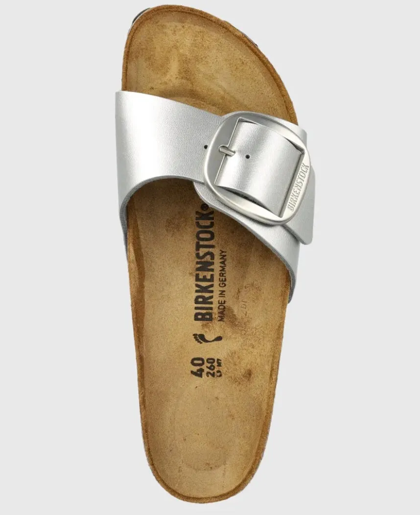 Birkenstock Madrid Big Buckle Silver