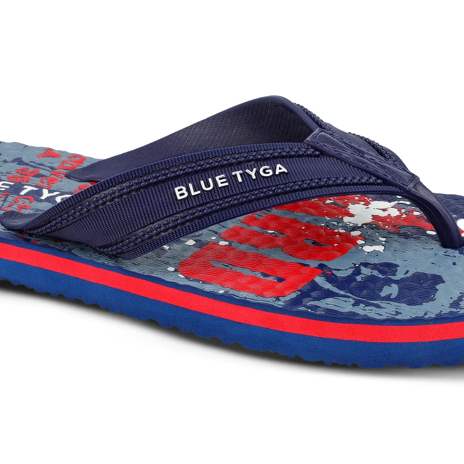 Blue Tyga Gents Flip Flop Thong  - BTG702 Navy Blue