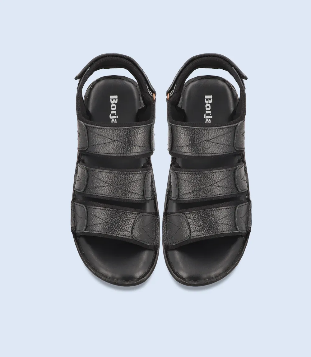 BM4587-BLACK-Men Sandal