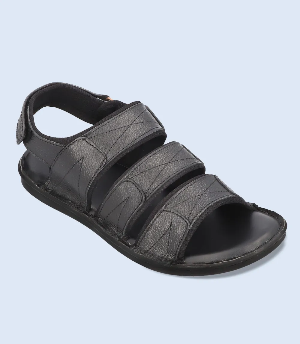 BM4587-BLACK-Men Sandal