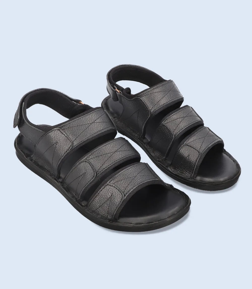 BM4587-BLACK-Men Sandal