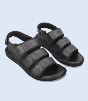 BM4587-BLACK-Men Sandal