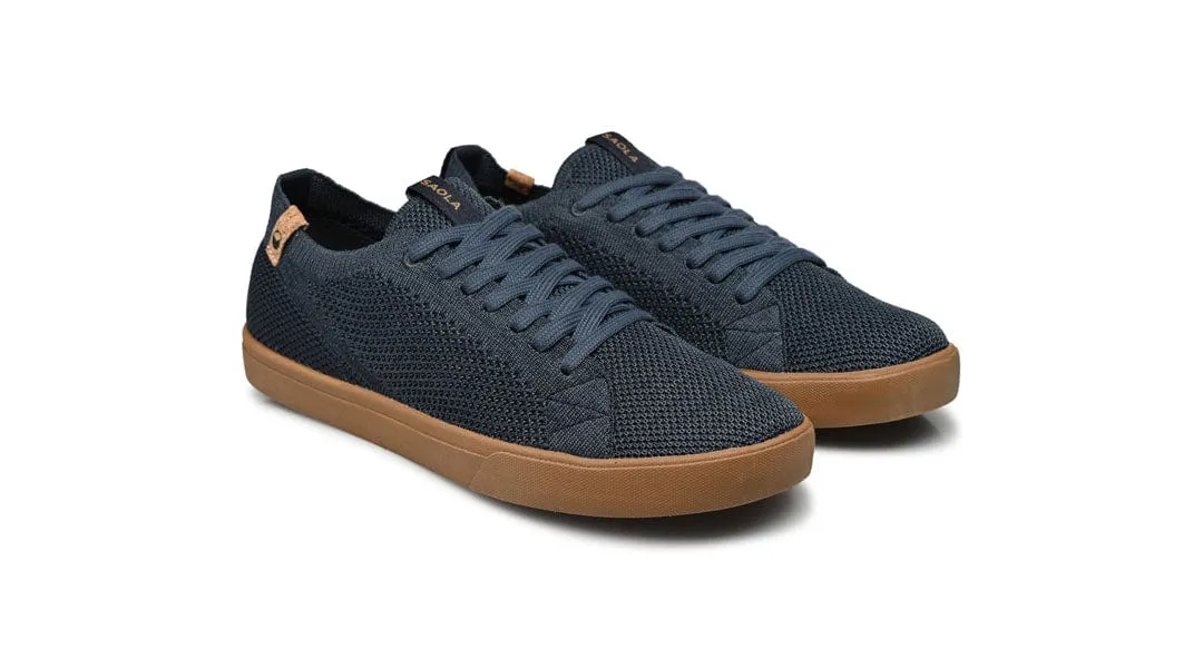 Cannon Knit II Men's Recycled PET Sneakers | Navy