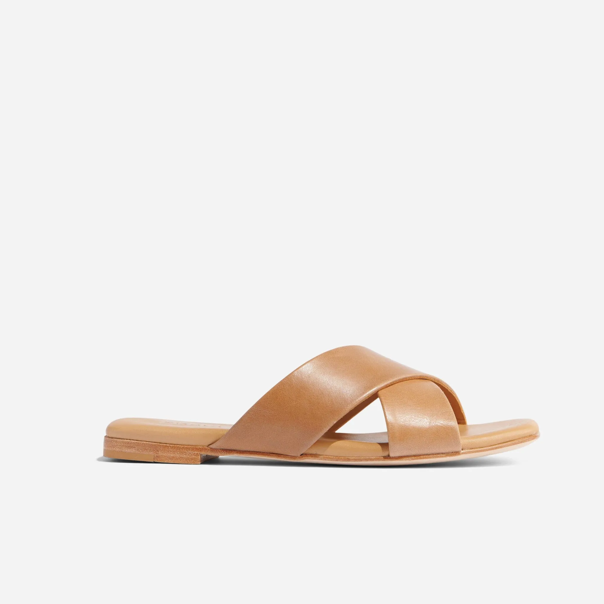 Catalina Slide Sandal Almond