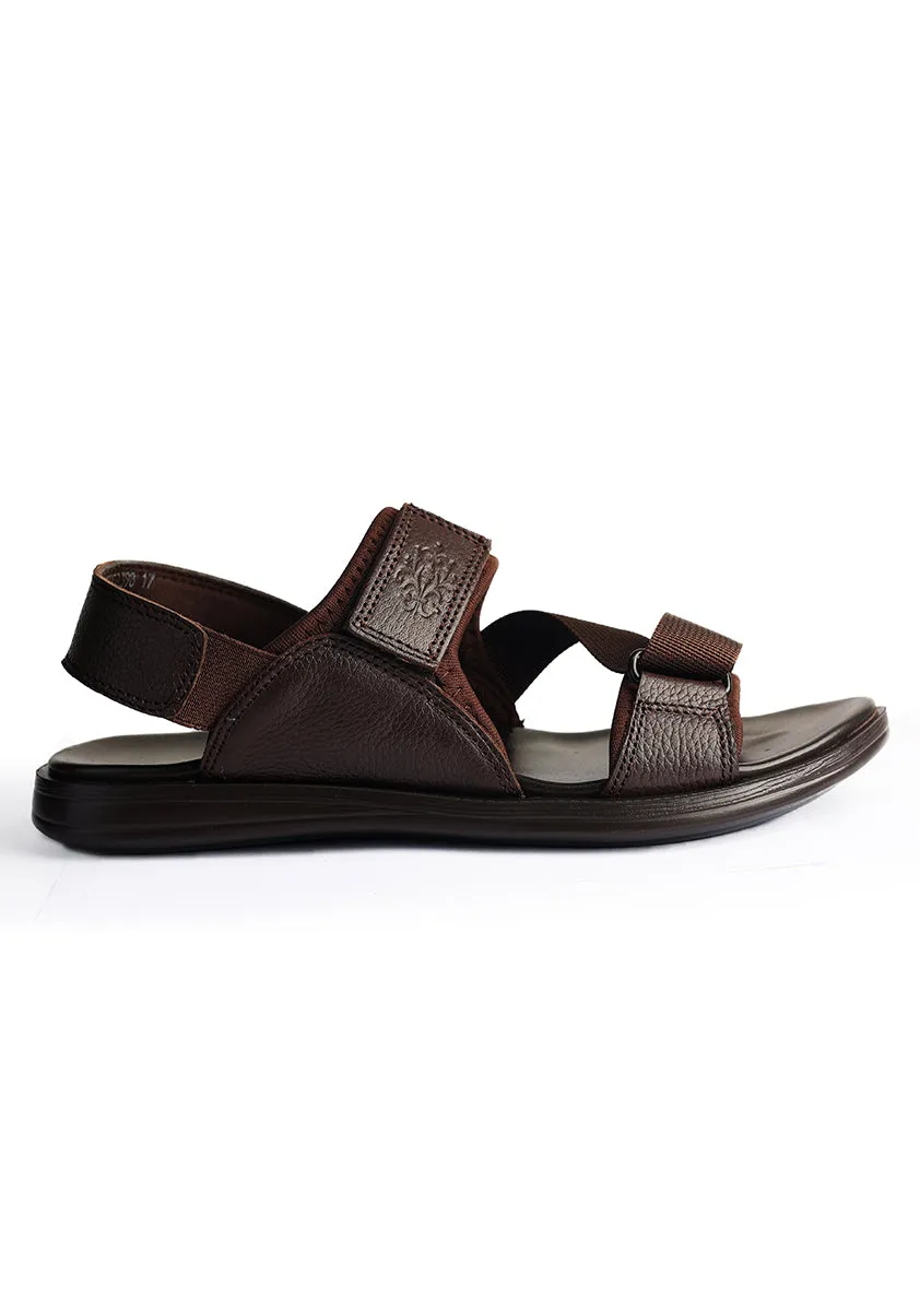 Classic Leather Brown Sandal