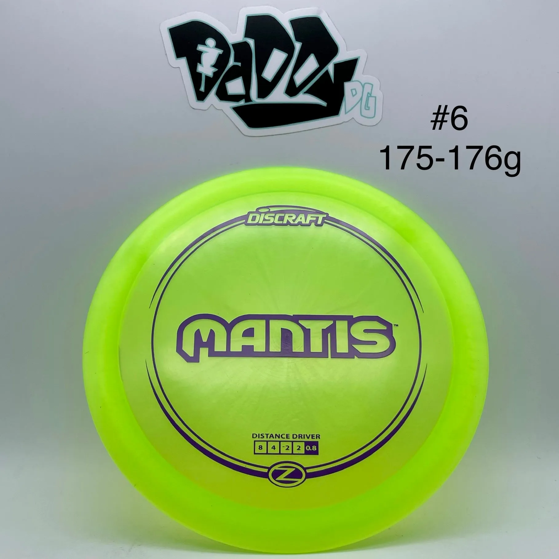 Discraft Mantis Z Distance Driver