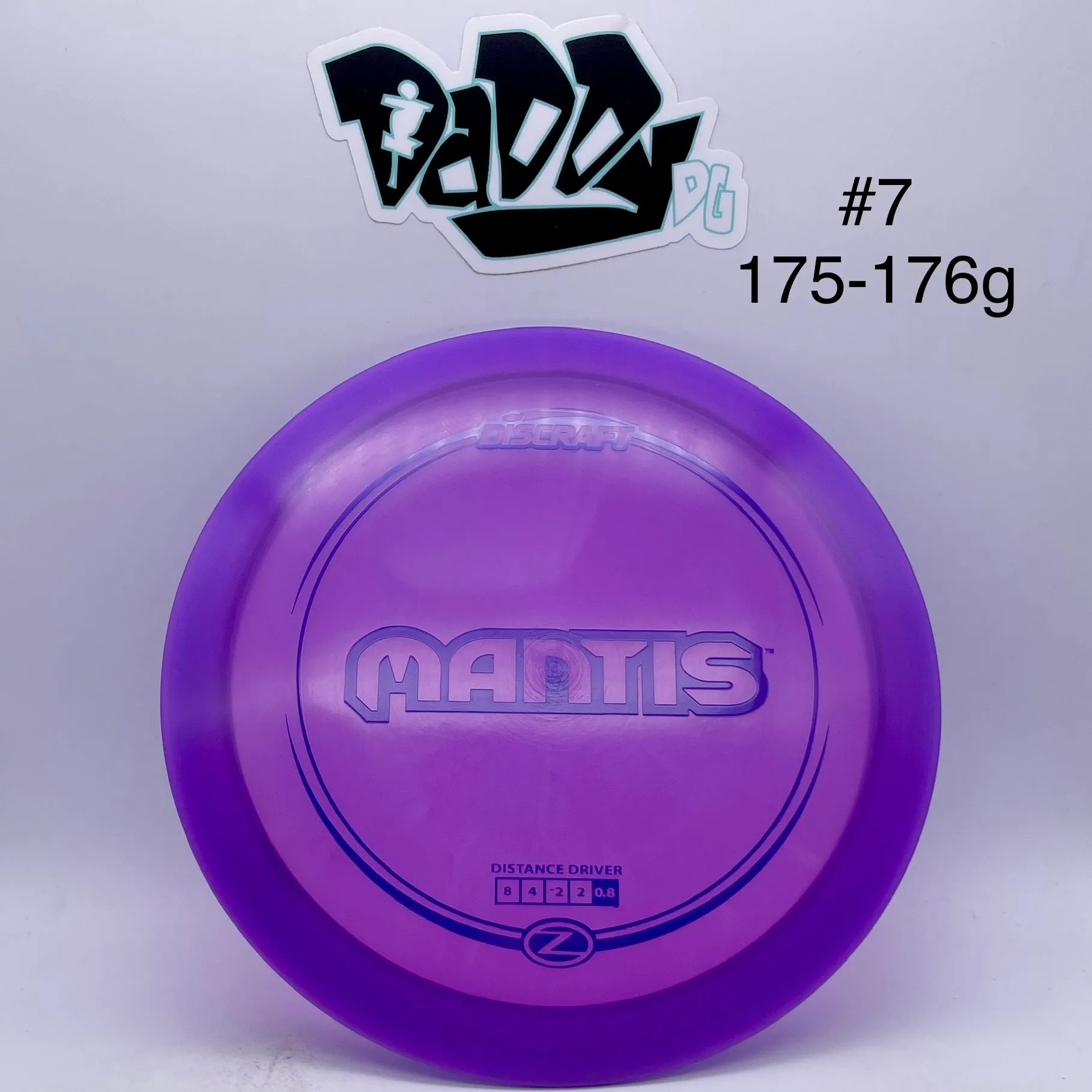 Discraft Mantis Z Distance Driver