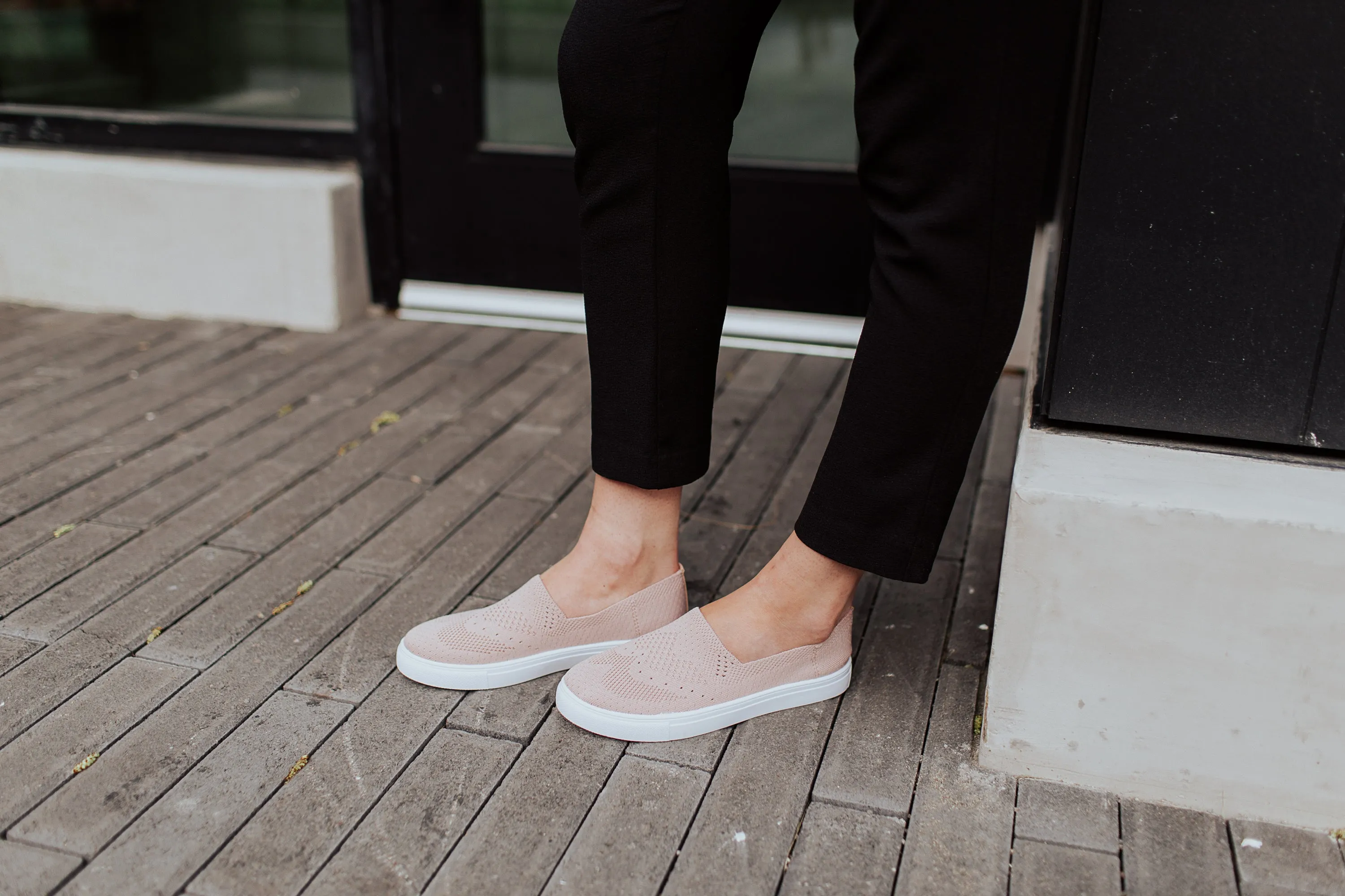 Earl Grey Slip on Sneaker in Charcoal