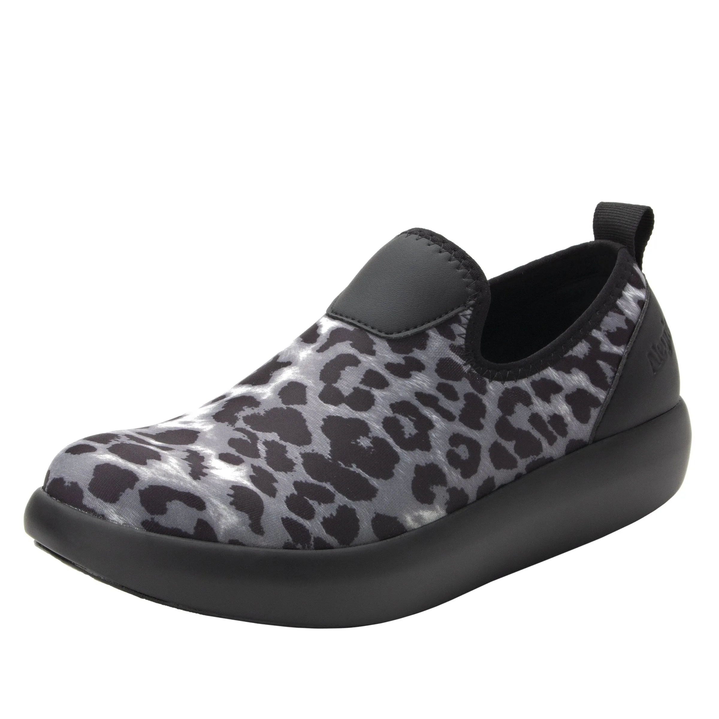 Eden White Leopard Shoe