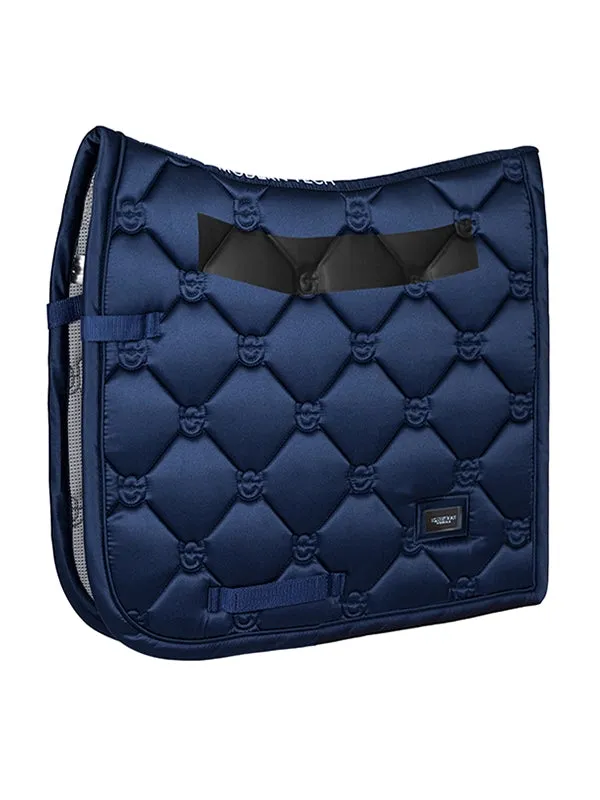 EQUESTRIAN STOCKHOLM DRESSAGE SADDLE PAD MODERN TECH NAVY