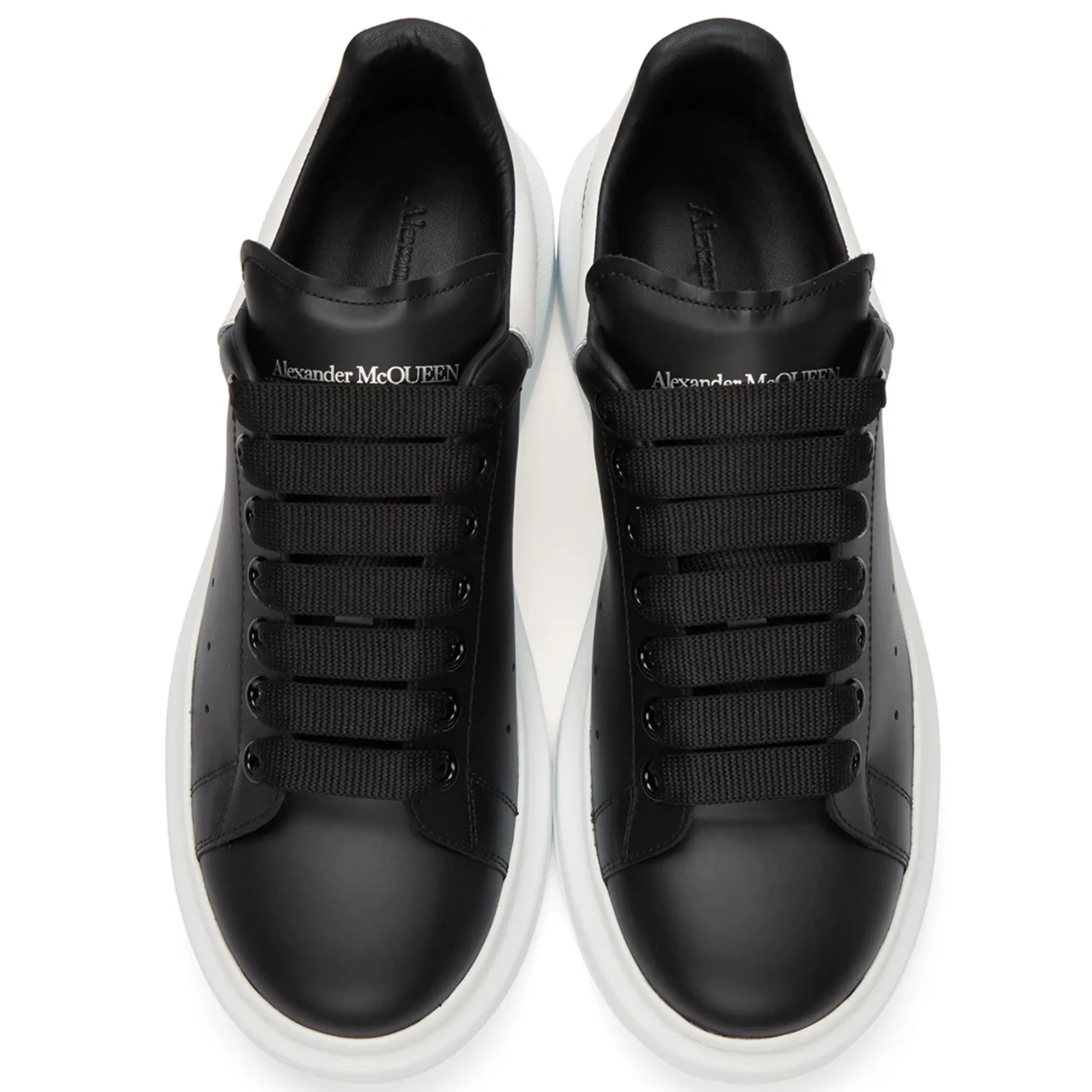 ES (E) Sneakers Leather Tab, Black/White