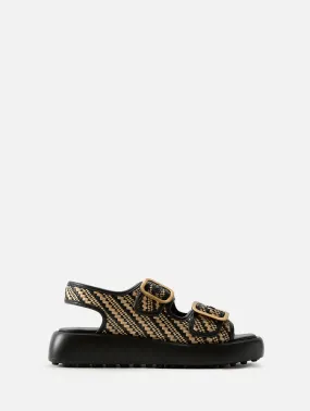 Gomma Raffia Sandal