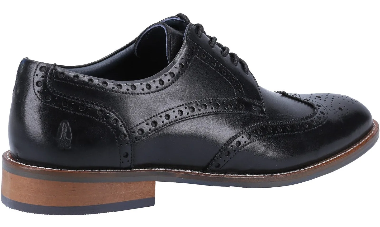 Hush Puppies Dustin Mens Leather Lace Up Brogue Shoe