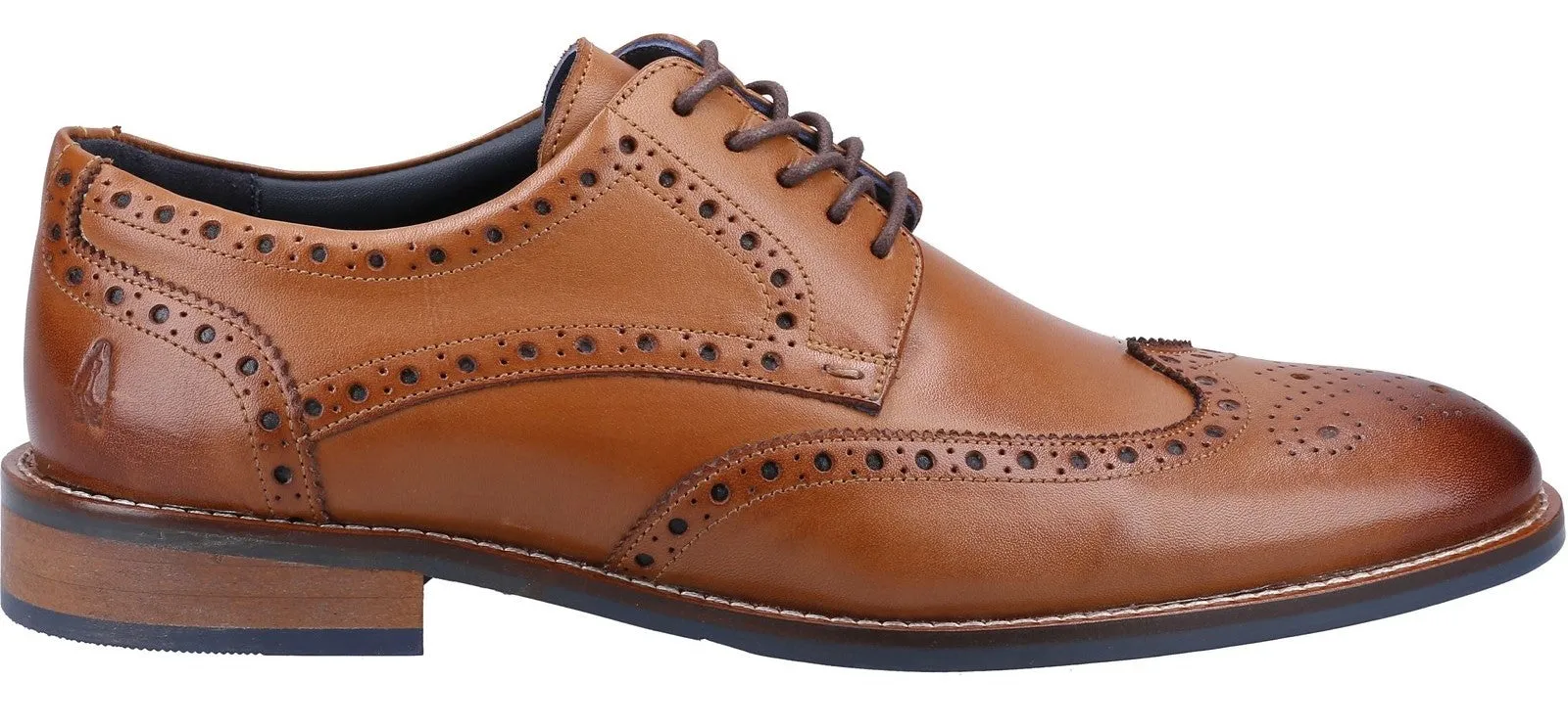 Hush Puppies Dustin Mens Leather Lace Up Brogue Shoe