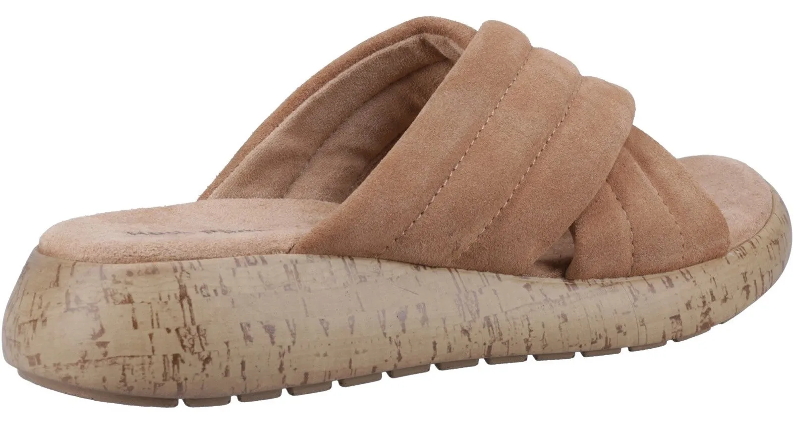 Hush Puppies Sarah Womens Leather Slide Sandal