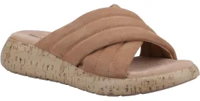 Hush Puppies Sarah Womens Leather Slide Sandal