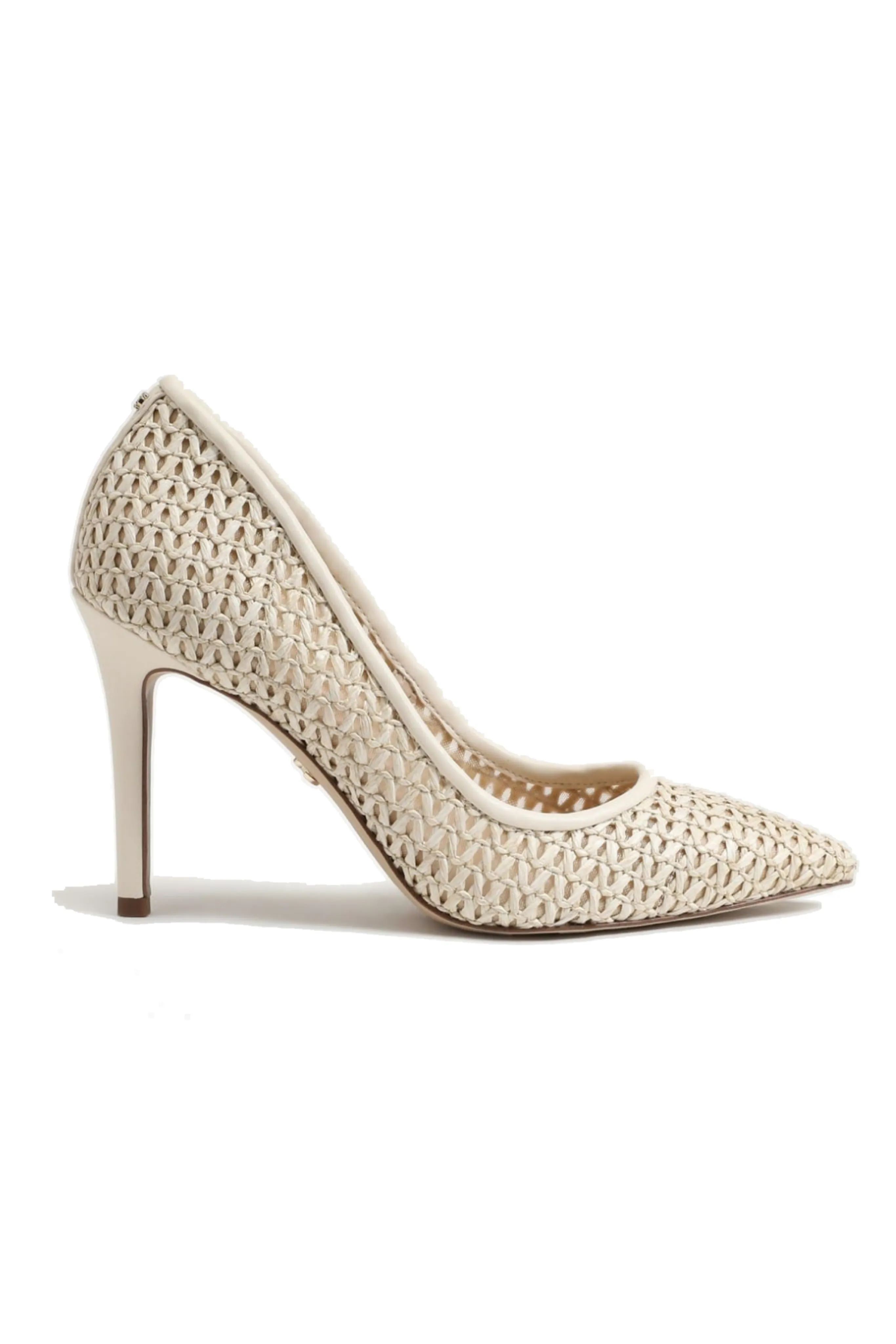 Elegant Ivory Rafia Hazel Pumps for Chic and Stylish Footwear