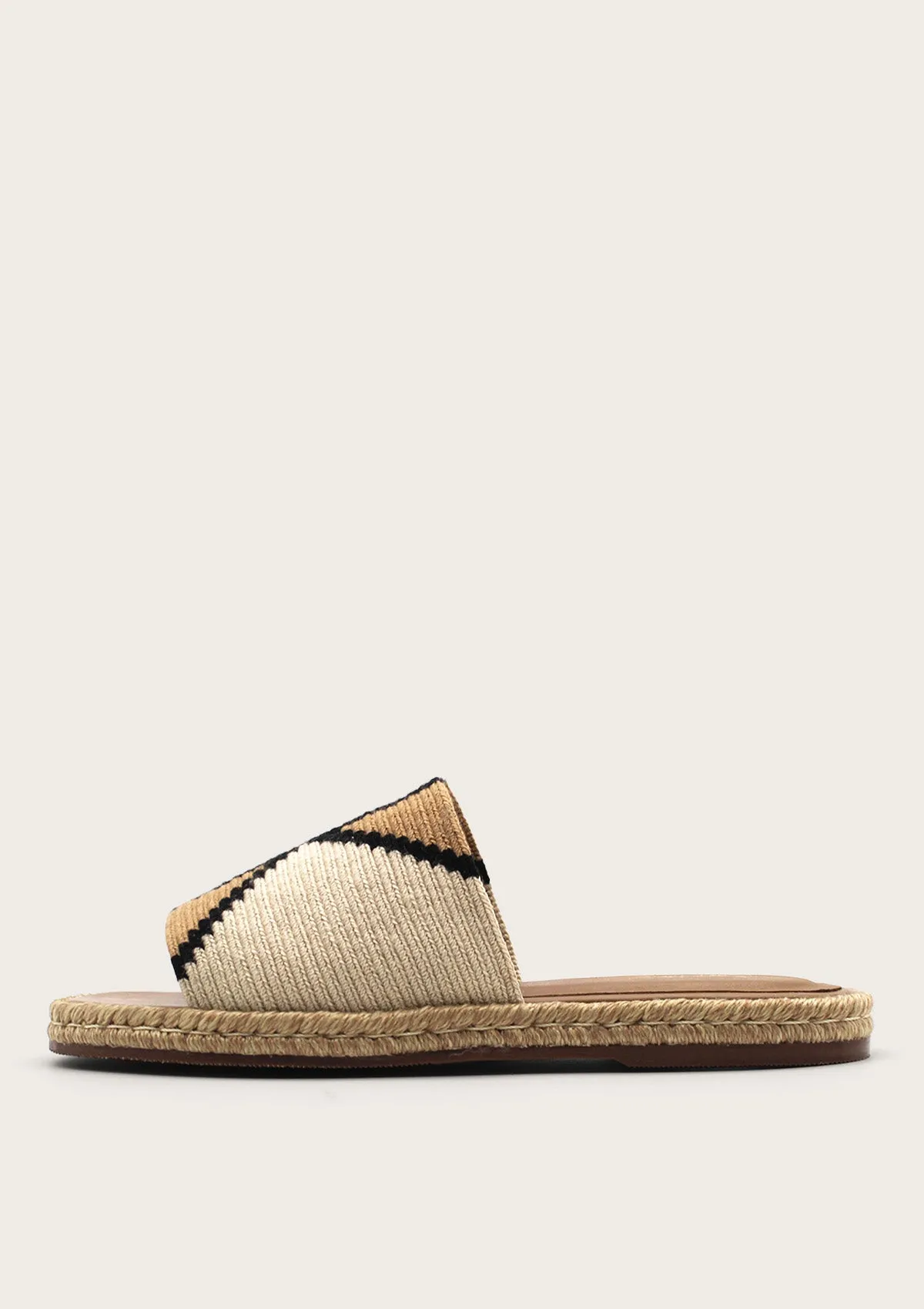 Kaanas - Kaena Handwoven Espadrille Sandal - COFFEE