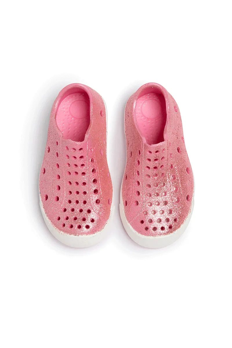 Kid Waterproof Sneaker - Pink Glitter