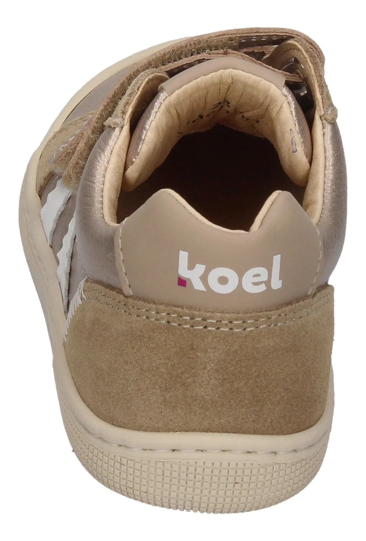 KOEL Barefoot Children's Shoes - Sneakers DENIS METALIC champagne