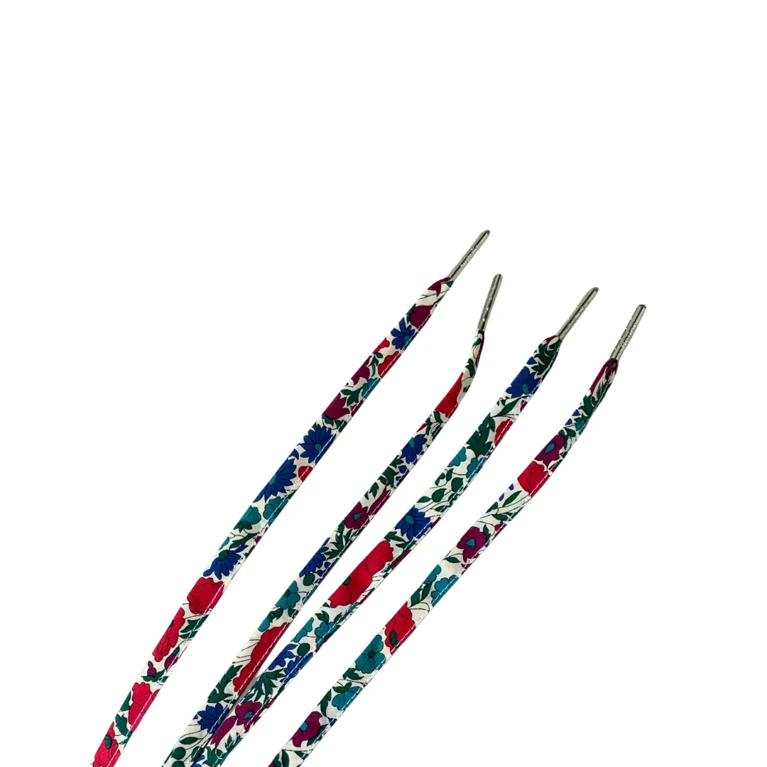 Liberty Laces - Poppy & Daisy N (blue-red)