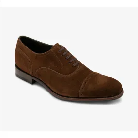 Loake Hughes Brown Suede Semi-brouge*