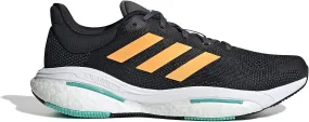 Men's Adidas Solar Glide 5, Core Black / Flash Orange / Mint Rush, 9.5 D Medium