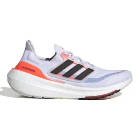 Men's Adidas Ultraboost Light, Cloud White/Core Black/Solar Red, 10 D Medium