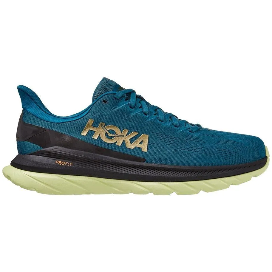 Men's HOKA ONE ONE Mach 4, Blue Coral/Black, 13 D