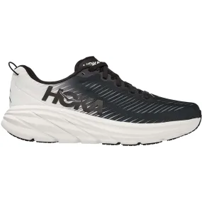 Men's Hoka One One Rincon 3, Black/White, 12 D Medium