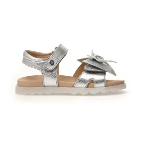 Naturino Girl's (Sizes 28-32) Grietta Silver Bow