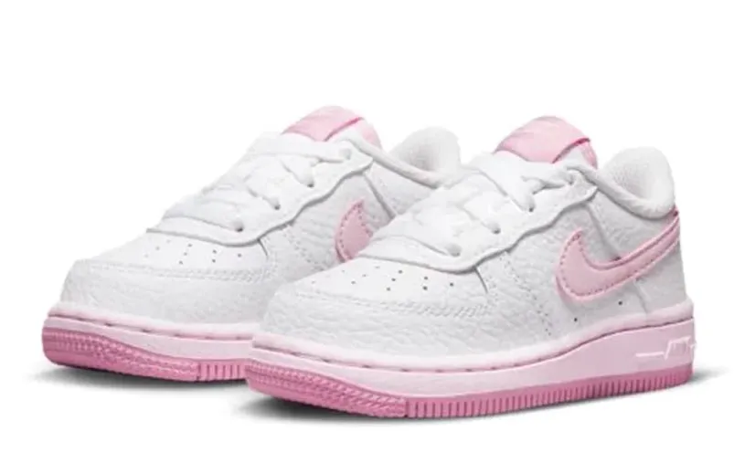 NIKE AIR FORCE 1 WHITE ELEMENTAL PINK (TD)