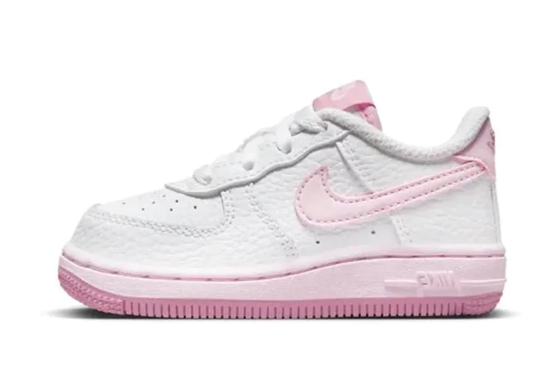 NIKE AIR FORCE 1 WHITE ELEMENTAL PINK (TD)