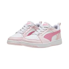 Puma Rebound v6 girls' sneakers shoe 396742-08 white-pink