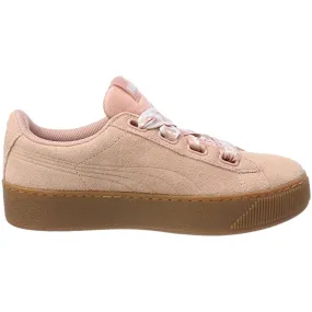 Puma women's sneakers with wedge Vikky Ribbon Bold 365314 02 peach