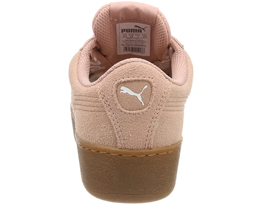 Puma women's sneakers with wedge Vikky Ribbon Bold 365314 02 peach