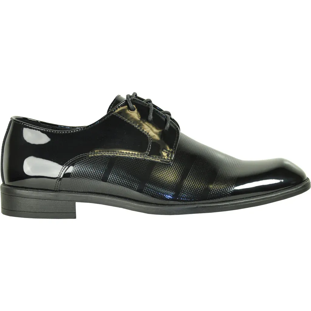 "Rockefeller" Black Vangelo Tuxedo Shoes