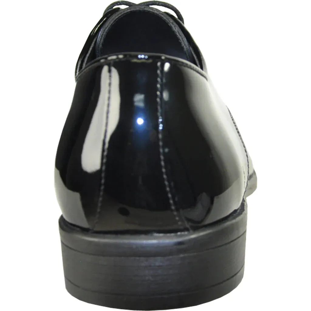 "Rockefeller" Black Vangelo Tuxedo Shoes