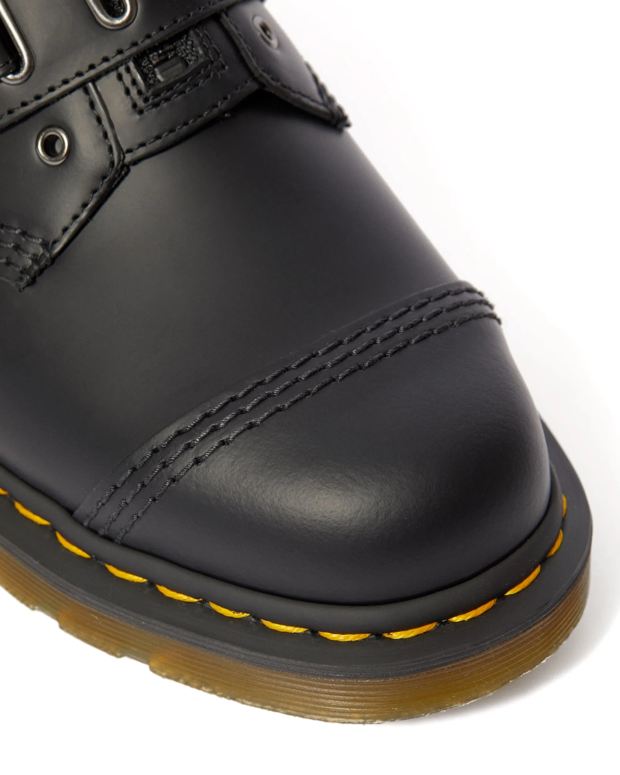 QUYNN LOW BLACK SMOOTH OXFORD