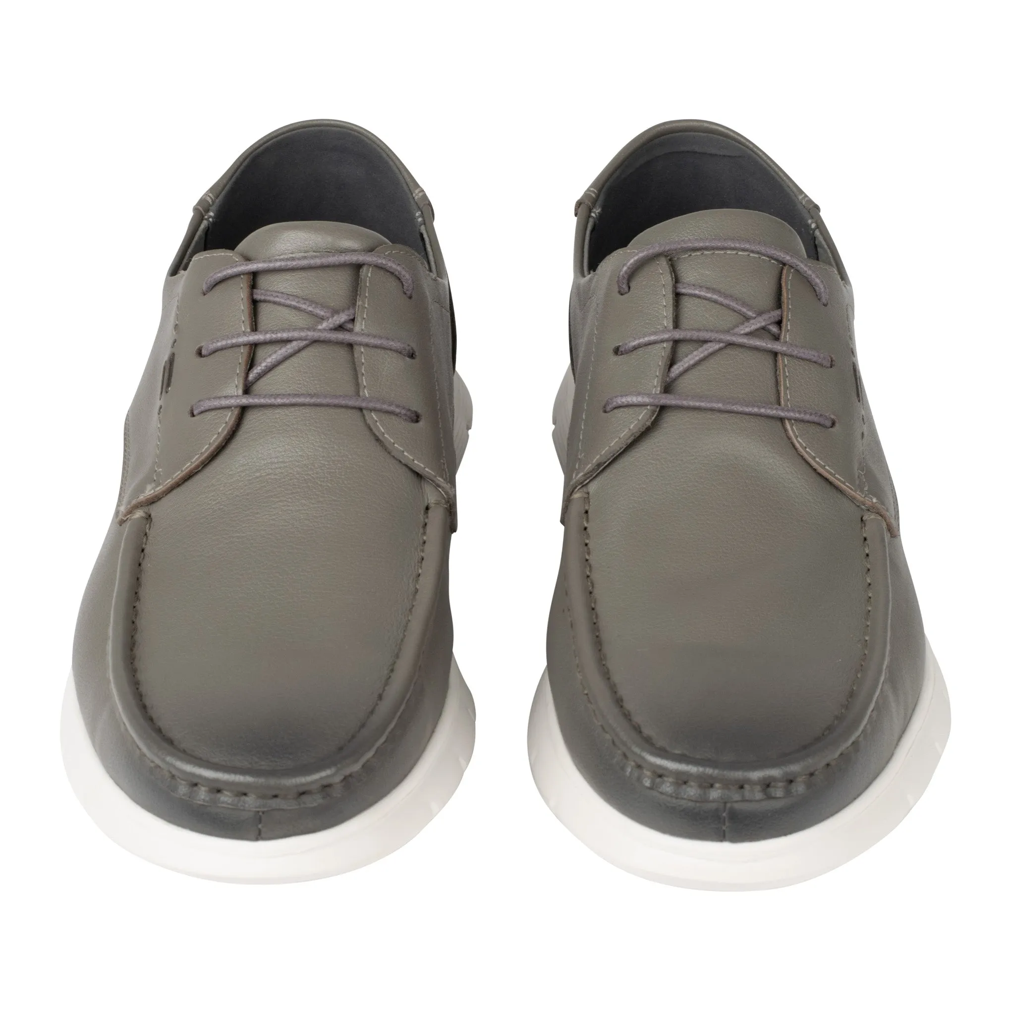 Sergio Duletti Saul Boat Shoes Grey