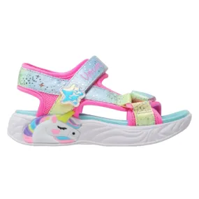 Skechers girls' sandal Unicorn Dreams Majestic Bliss 302682l/PKMT pink/multicolor